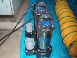 汚水ポンプ及び配管一式取替
