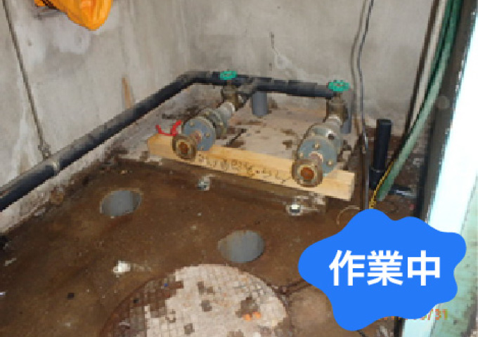 給水ポンプ交換